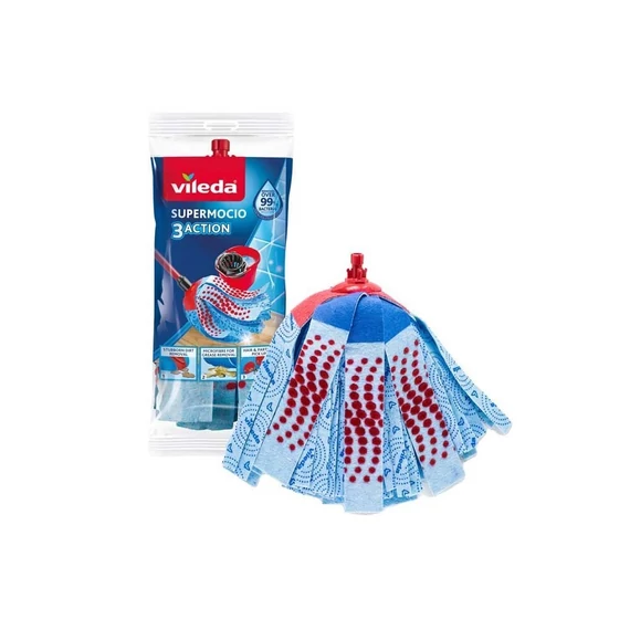 Felmosófej mop utántöltő Vileda 3Action XL_F1148V kék