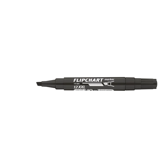Flipchart marker vízbázisú 1-4mm, vágott Artip 12XXL fekete