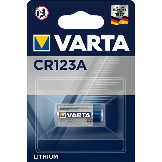 Fotóelem CR 123A 1 db/csomag, Varta