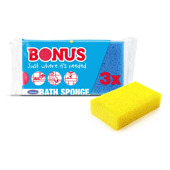 Fürdőszivacs 3 db/csomag Bonus B057