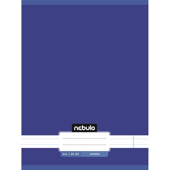 Füzet, A4, vonalas, 81-32, Monochrome és Gradient minták II., 12 db/csomag Nebulo