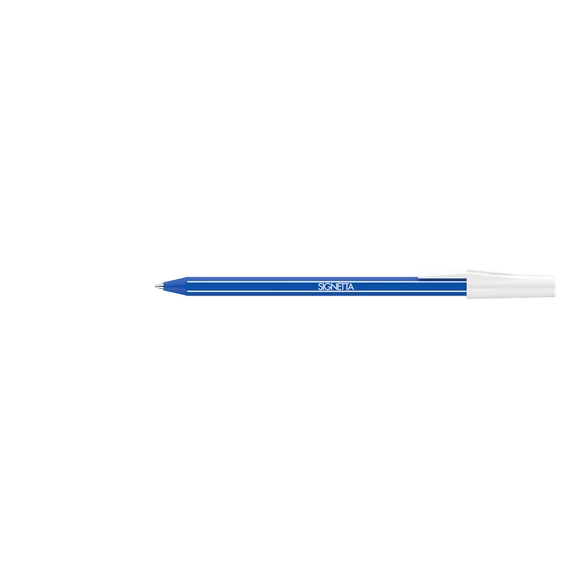 Golyóstoll 0,7mm, kupakos, Ico Signetta, írásszín kék
