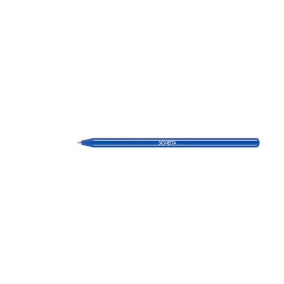Golyóstoll 0,7mm, kupakos, Ico Signetta, írásszín kék