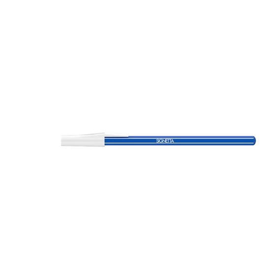 Golyóstoll 0,7mm, kupakos, Ico Signetta, írásszín kék