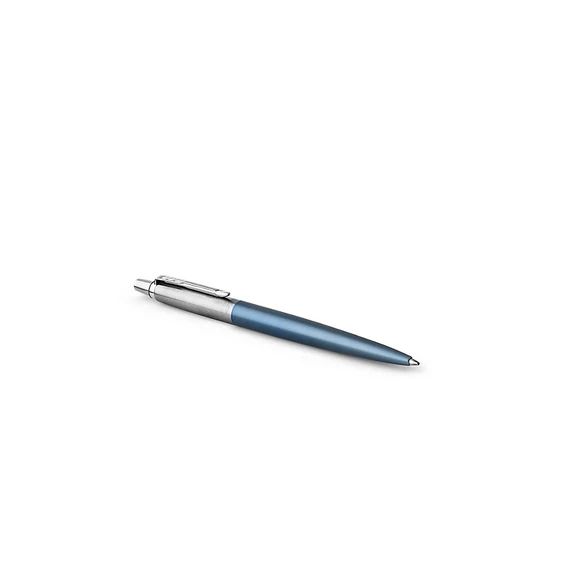 Golyóstoll Waterloo kék/fém test, ezüst klipsz 1953191 Parker Royal Jotter, írásszín kék