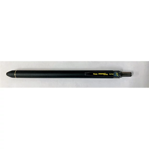 Golyóstoll nyomógombos 0,35mm, dokument toll BLP437 EnerGel Pentel, írásszín fekete