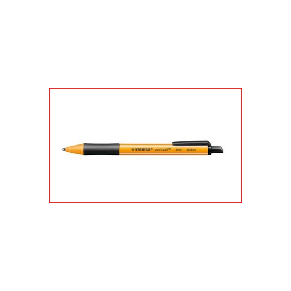 Golyóstoll nyomógombos 0,5mm, Stabilo pointball 6030/4 4-es készlet