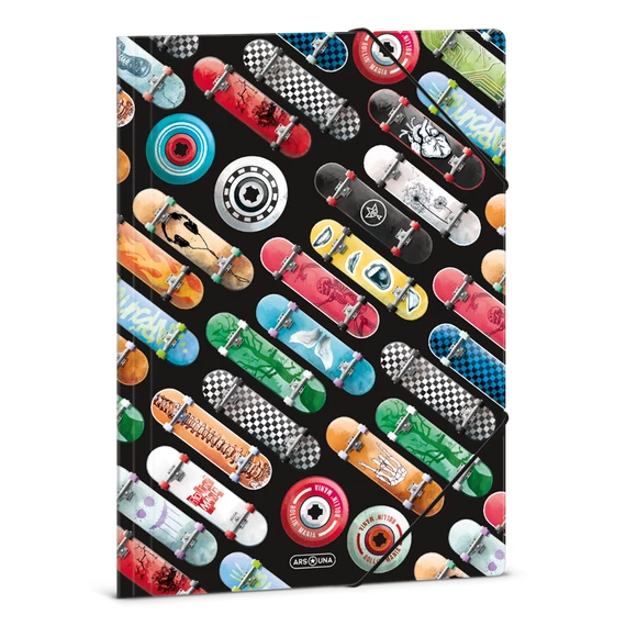 Gumis mappa A4 karton Ars Una ROLLIN MANIA (5228) 22