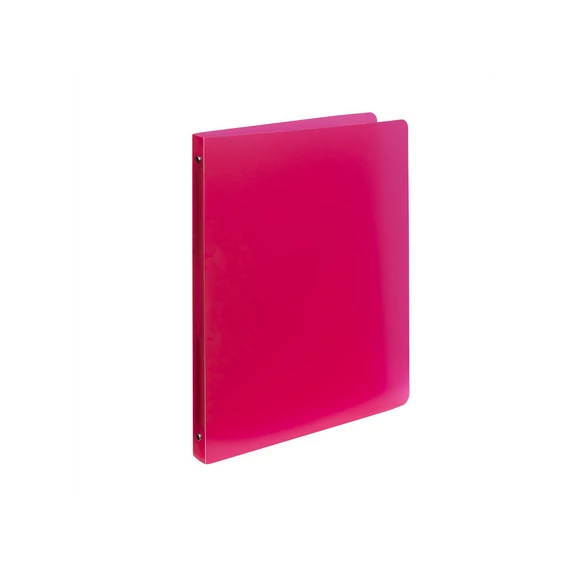 Gyűrűskönyv A4, 4 gyűrűs 2cm gerinc PP,  Karton P+P Opaline piros