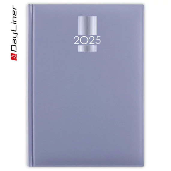 Határidőnapló MyPastel A5 napi, krémszínű lapokkal kék Dayliner 2026.
