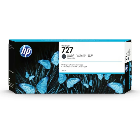 Hp 727/C1Q12A tintapatron matt black ORIGINAL