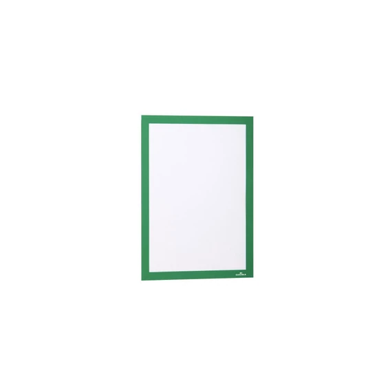 Infókeret A4, XXL csomag, 10 db/doboz, Durable Duraframe® zöld