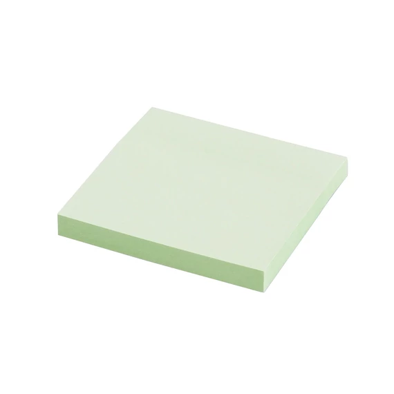 Jegyzettömb öntapadó, 75x75mm, 80lap, Bluering® , pasztellzöld