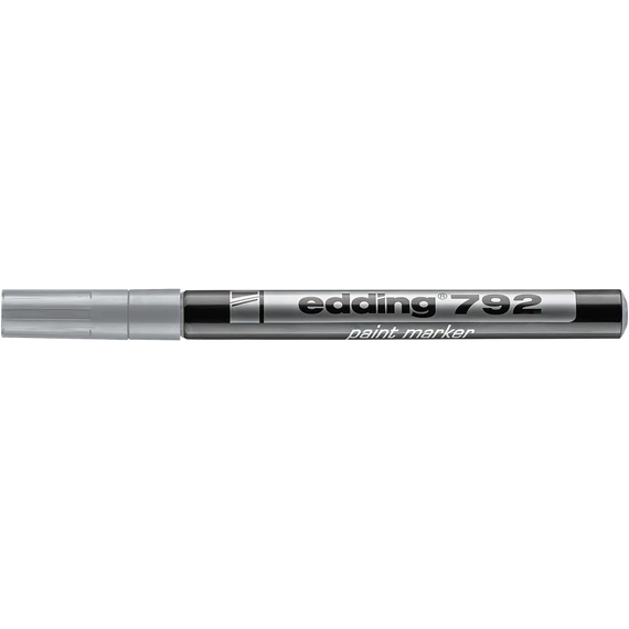 Lakkmarker 0,8mm, kerek Edding 792 ezüst