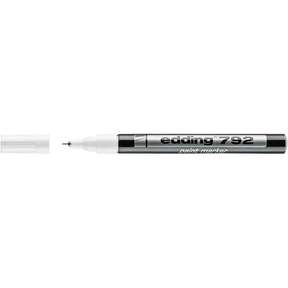 Lakkmarker 0,8mm, kerek Edding 792 fehér