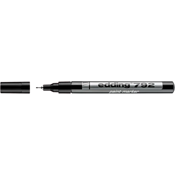Lakkmarker 0,8mm, kerek Edding 792 fekete