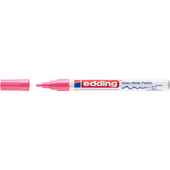 Lakkmarker 1-2mm, kerek Edding 751 rózsa