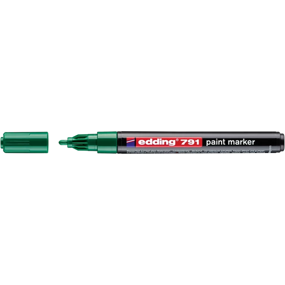 Lakkmarker 1-2mm, kerek Edding 791 zöld