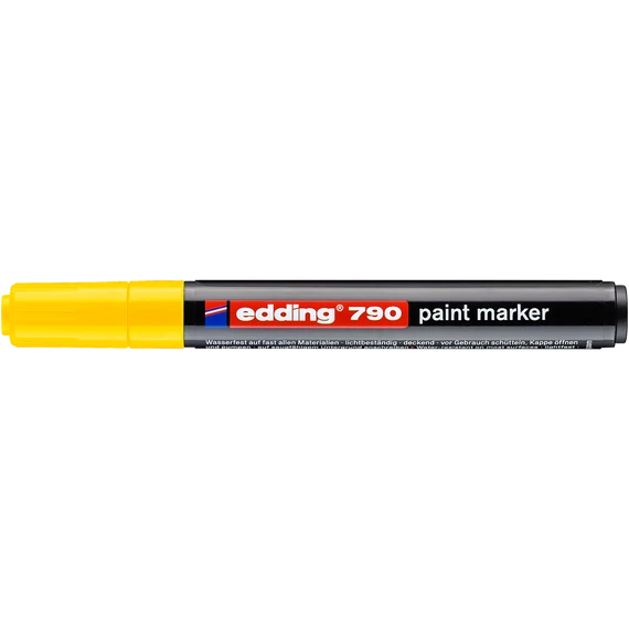 Lakkmarker 2-3mm, kerek Edding 790 sárga