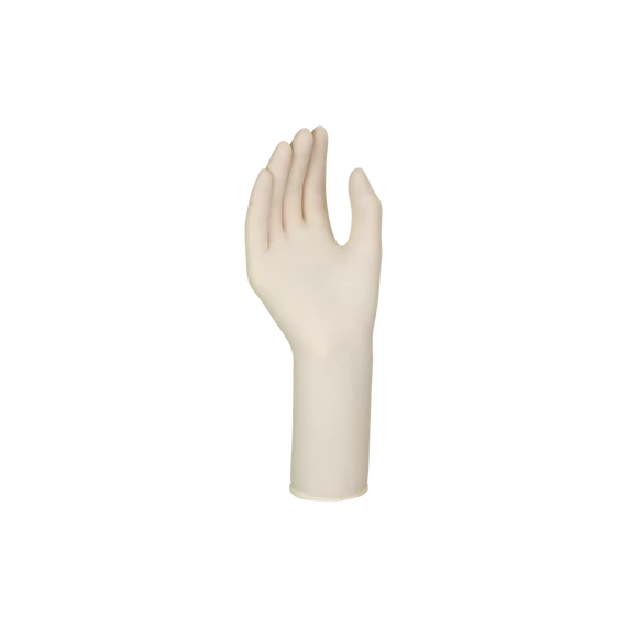 Gumikesztyű latex púdermentes, hosszú szárú S jobb/bal 2x50 db Santex fehér