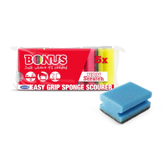 Mosogatószivacs 5 db/csomag formázott Bonus B385