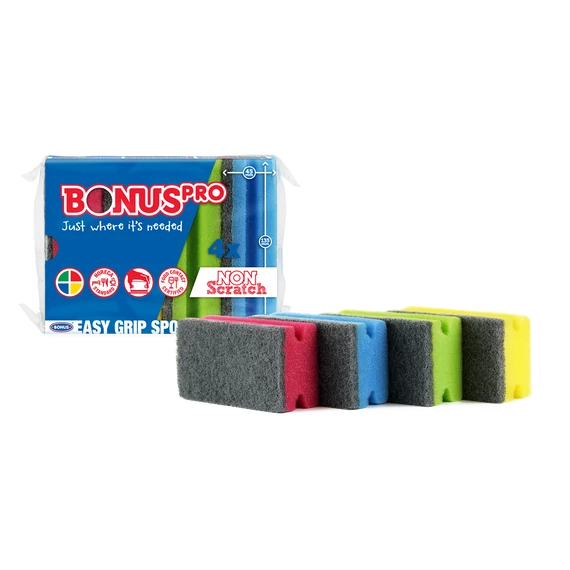 Mosogatószivacs 4 db/csomag formázott HoReCa BonusPRO_B118