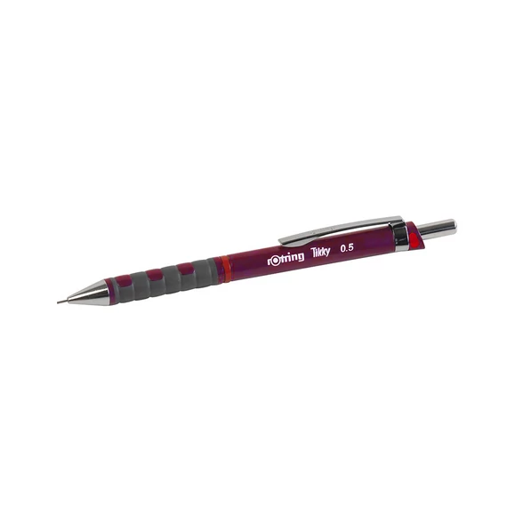 Nyomósírón 0,5mm, bordó test, Rotring Tikky