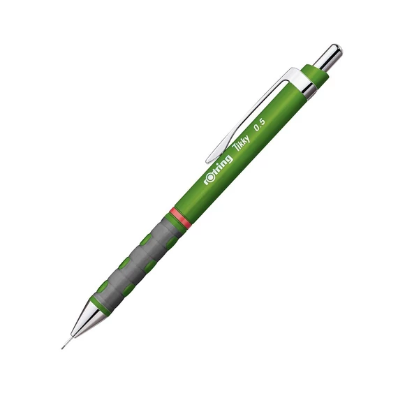 Nyomósírón 0,5mm, középzöld test, Rotring Tikky