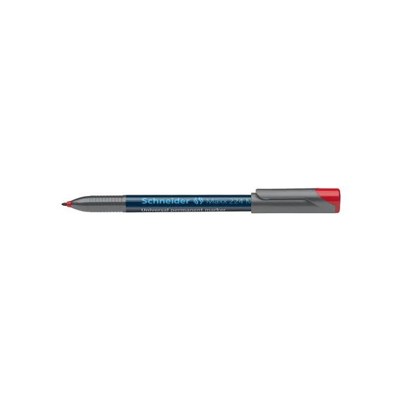 Alkoholos marker OHP 1mm tűhegyű Schneider Maxx 224 M piros