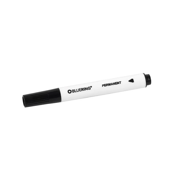 Alkoholos marker 3mm, kerek végű Bluering® fekete