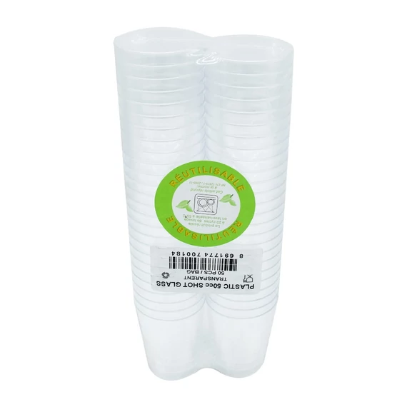 Pohár 4 cl műanyag 40 db/csomag