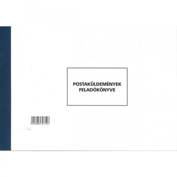 Postaküldemények feladókönyve A4, fekvő 150lapos C.7976-12