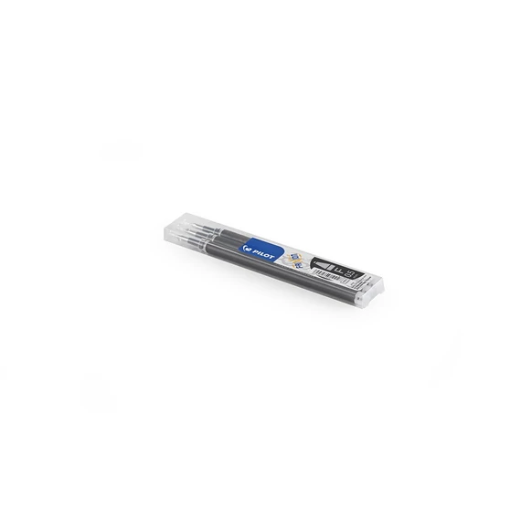 Rollertoll betét 0,25mm, írásvastagság 3 db/csom Pilot Frixion Ball, írásszín fekete