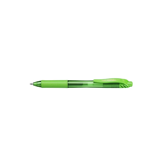 Rollertoll zselés 0,35mm, Pentel EnerGelX BL107-KX, írásszín világoszöld