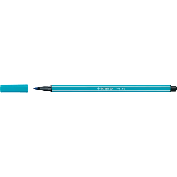 Rostirón, filctoll 1mm, M STABILO Pen 68 világoskék