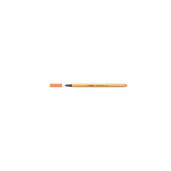 Rostirón, tűfilc 0,4mm, STABILO Point 88 narancs