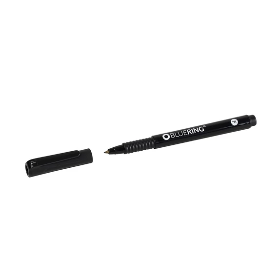 Rostirón, tűfilc alkoholos 0,5mm, OHP Bluering® F fekete