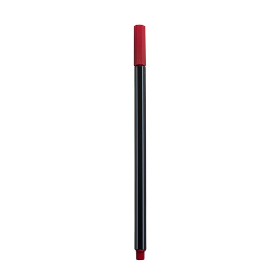 Rostirón, tűfilc vízbázisú, 0,4mm, hatszögletű, piros