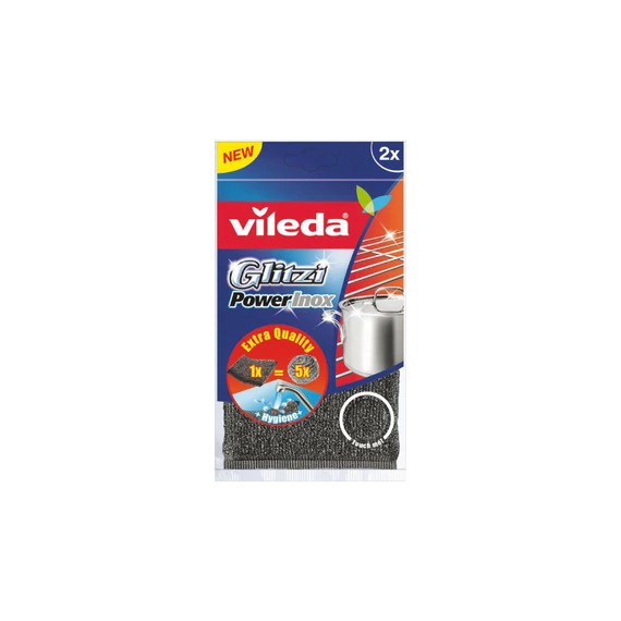 Súrolópárna inox 2 db/csomag Vileda Glitzi Power_F17202