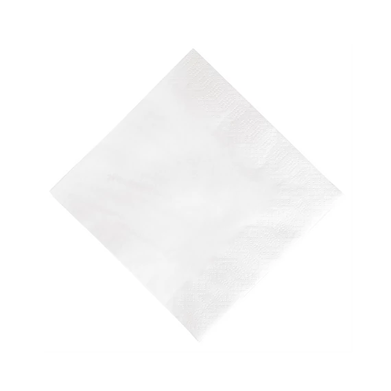 Szalvéta 2 rétegű 1/4 hajtás 32 x 33 cm 125 lap/csomag fehér Peppy