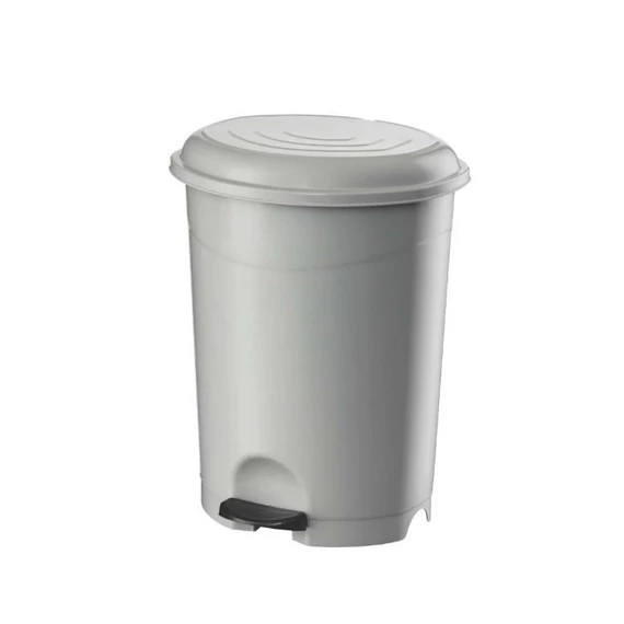 Szemetes kuka pedálos műanyag 12 literes törtfehér UP126B