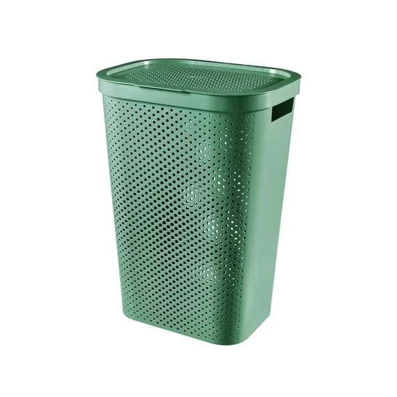 Szennyestartó tetővel 60 literes Infinity Curver_245809 zöld