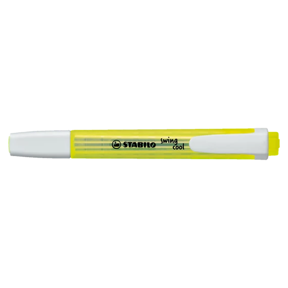 Szövegkiemelő 1-4mm, vágott hegy Stabilo Swing cool 275/24 sárga