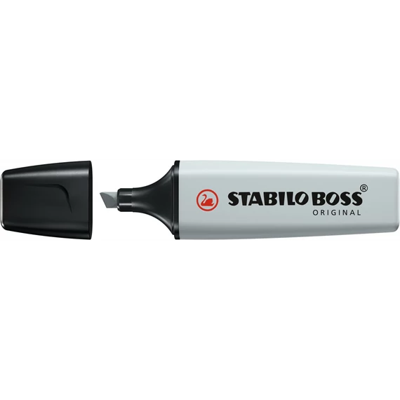 Szövegkiemelő 2-5mm, vágott hegyű, STABILO Boss original Pastel szürke