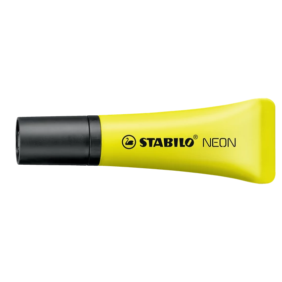 Szövegkiemelő 2-5mm, Stabilo Neon 72/24 sárga