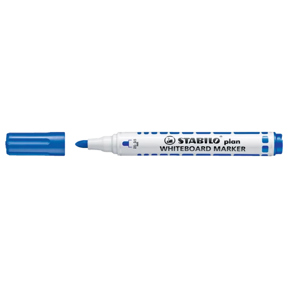 Táblamarker 2,5-3,5mm, kerek hegyű, Stabilo Plan 641/41 kék