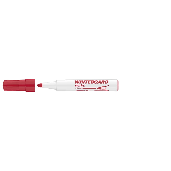 Táblamarker 3mm, kerek Ico 11 piros