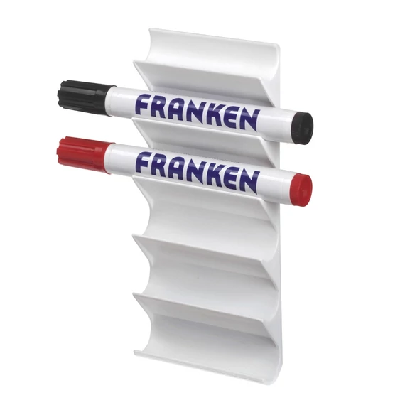 Táblamarker tartó mágneses 6 db marker tárolására alkalmas Franken fehér