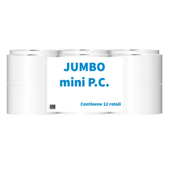 Toalettpapír 2 rétegű nagytekercses 100% cellulóz 150 méter 12 tekercs/csomag Paperblue Jumbo Super Mini_Paperdi