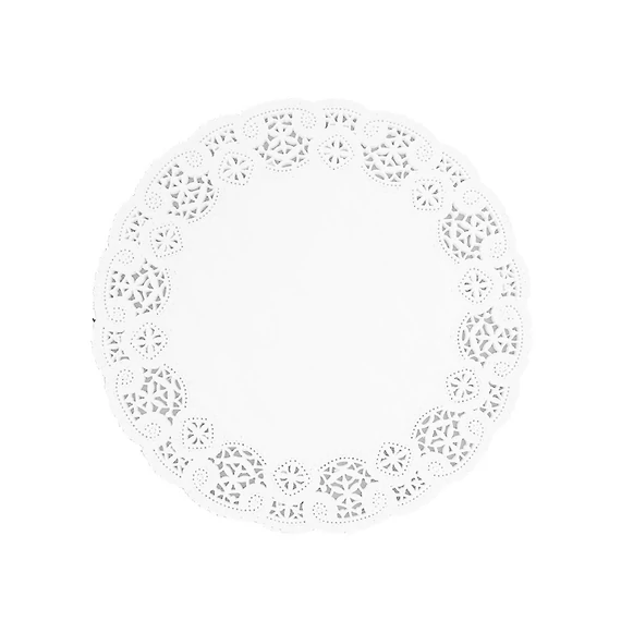 Tortacsipke kerek átmérő: 28cm fehér 100 db/csomag